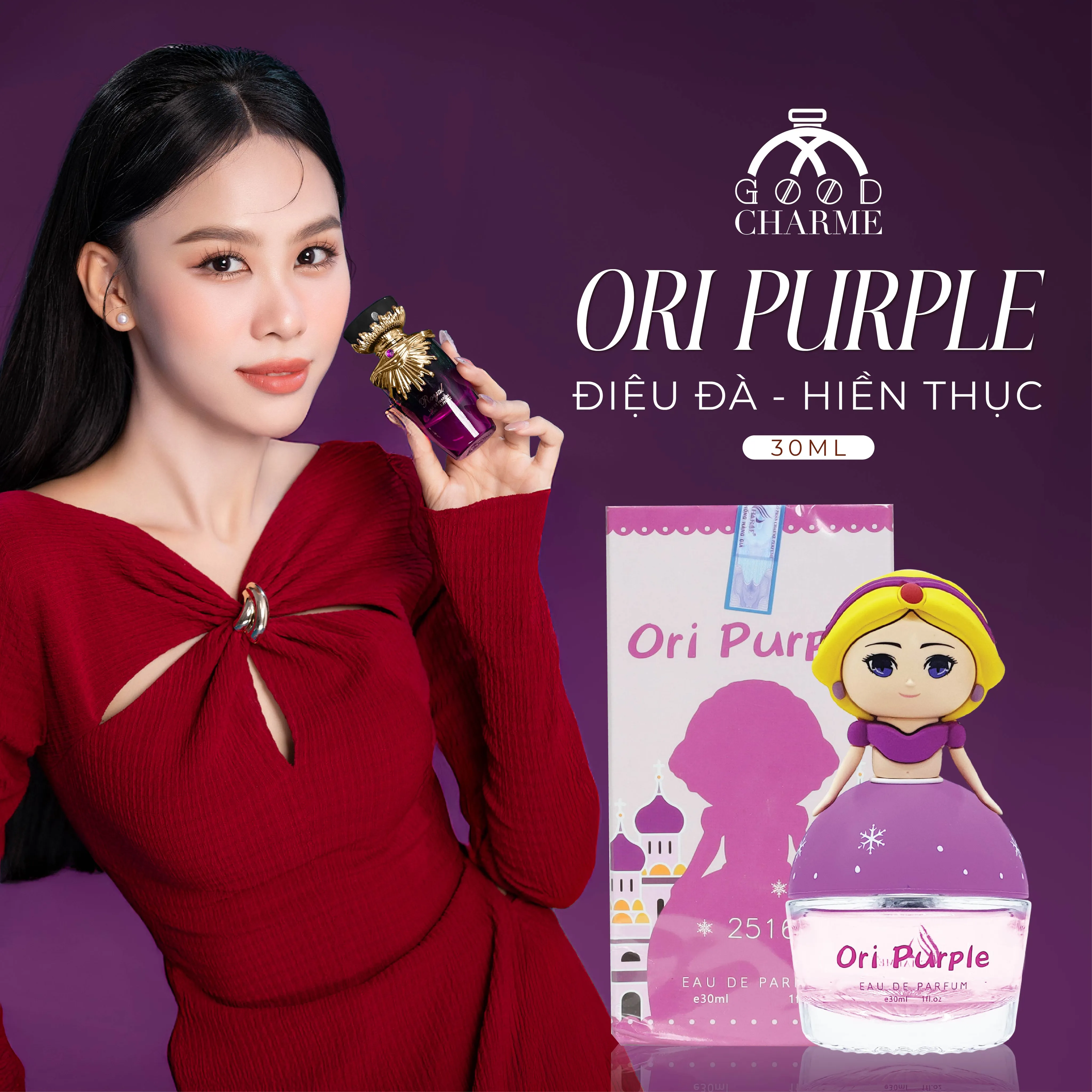 Nước Hoa Trẻ Em Ori Purple GoodCharme 30ml