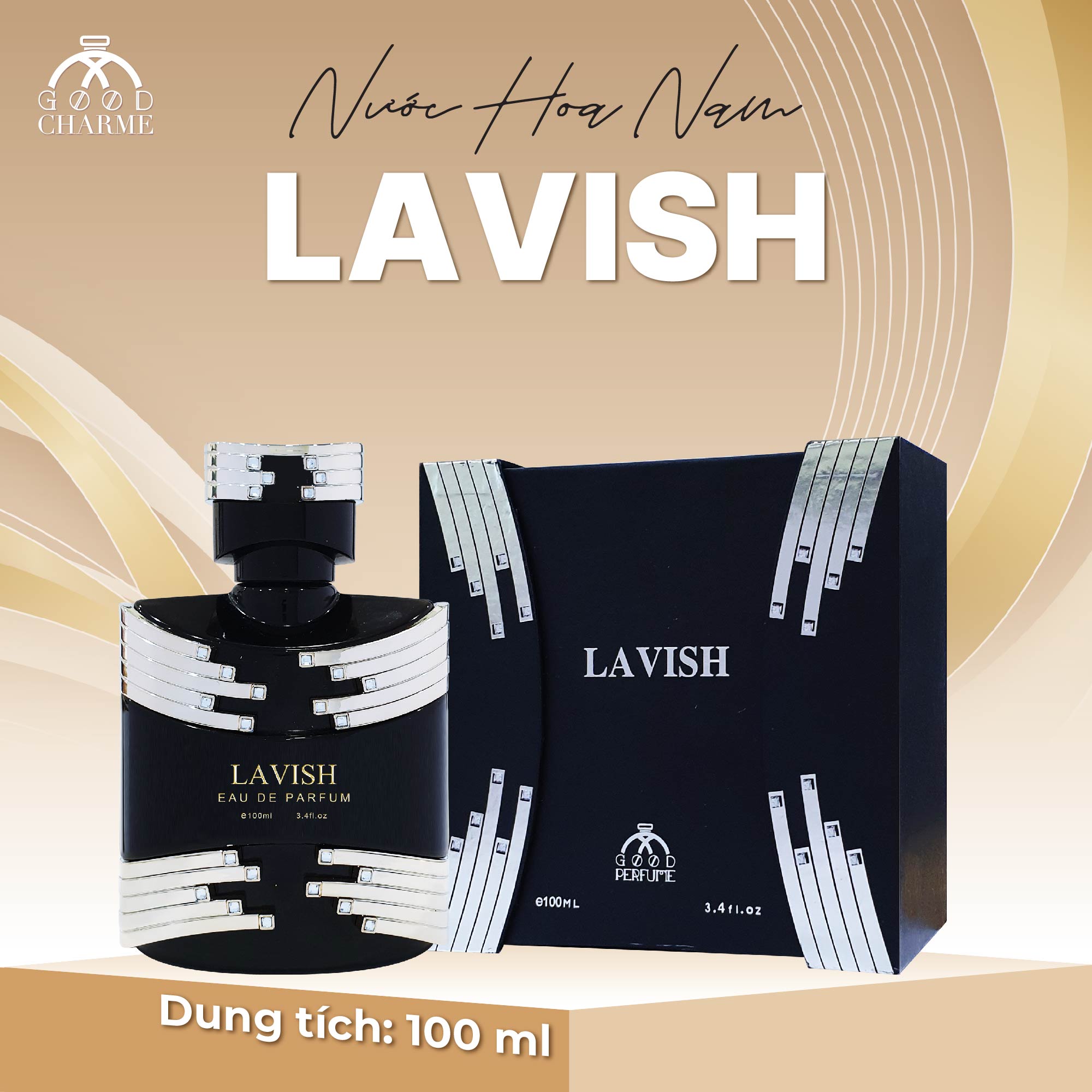 NƯỚC HOA NAM GOOD CHARME LAVISH 100ML NAM TÍNH MẠNH MẼ CÁ TÍNH