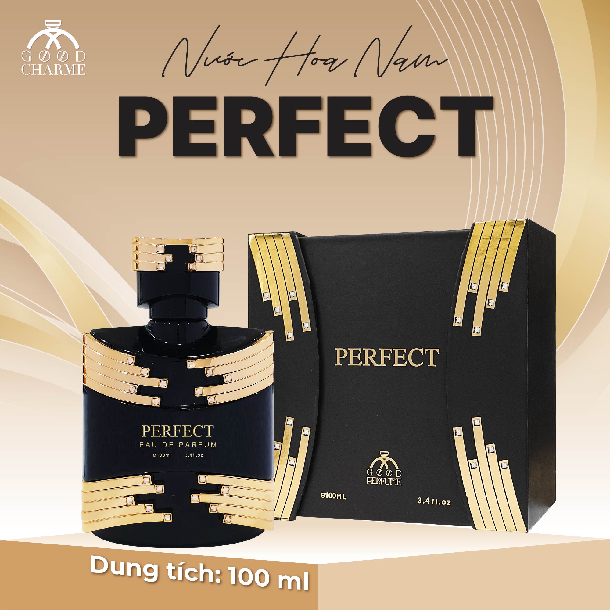 NƯỚC HOA NAM GOOD CHARME PERFECT 100ML NỒNG NÀN QUYẾN RŨ SANG TRỌNG