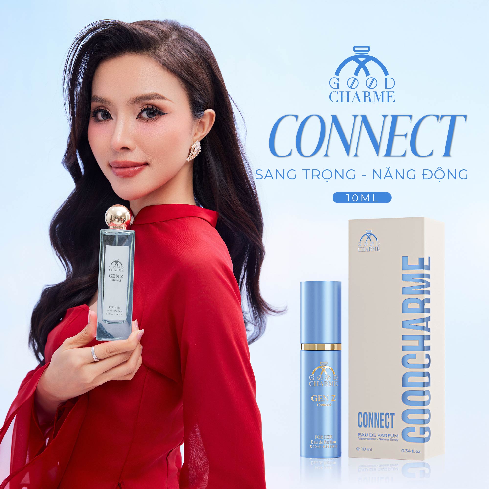 NƯỚC HOA NỮ GOOD CHARME GEN Z CONNECT 10ML SANG TRỌNG NĂNG ĐỘNG 