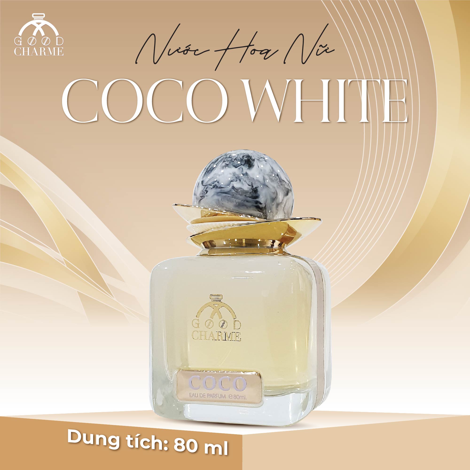 NƯỚC HOA NỮ GOOD CHARME COCO WHITE 80ML HIỆN ĐẠI QUYẾN RŨ
