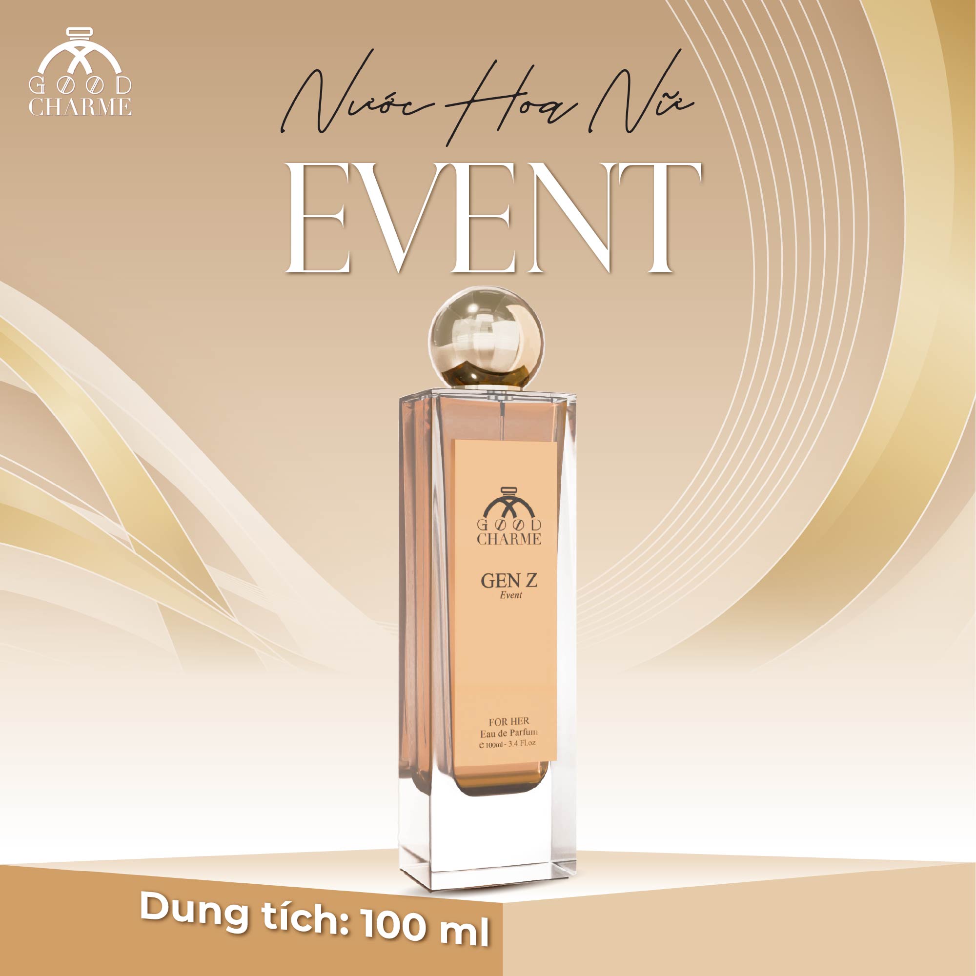 NƯỚC HOA NỮ GOODCHARME GEN Z EVENT 100ML SANG TRỌNG TINH TẾ