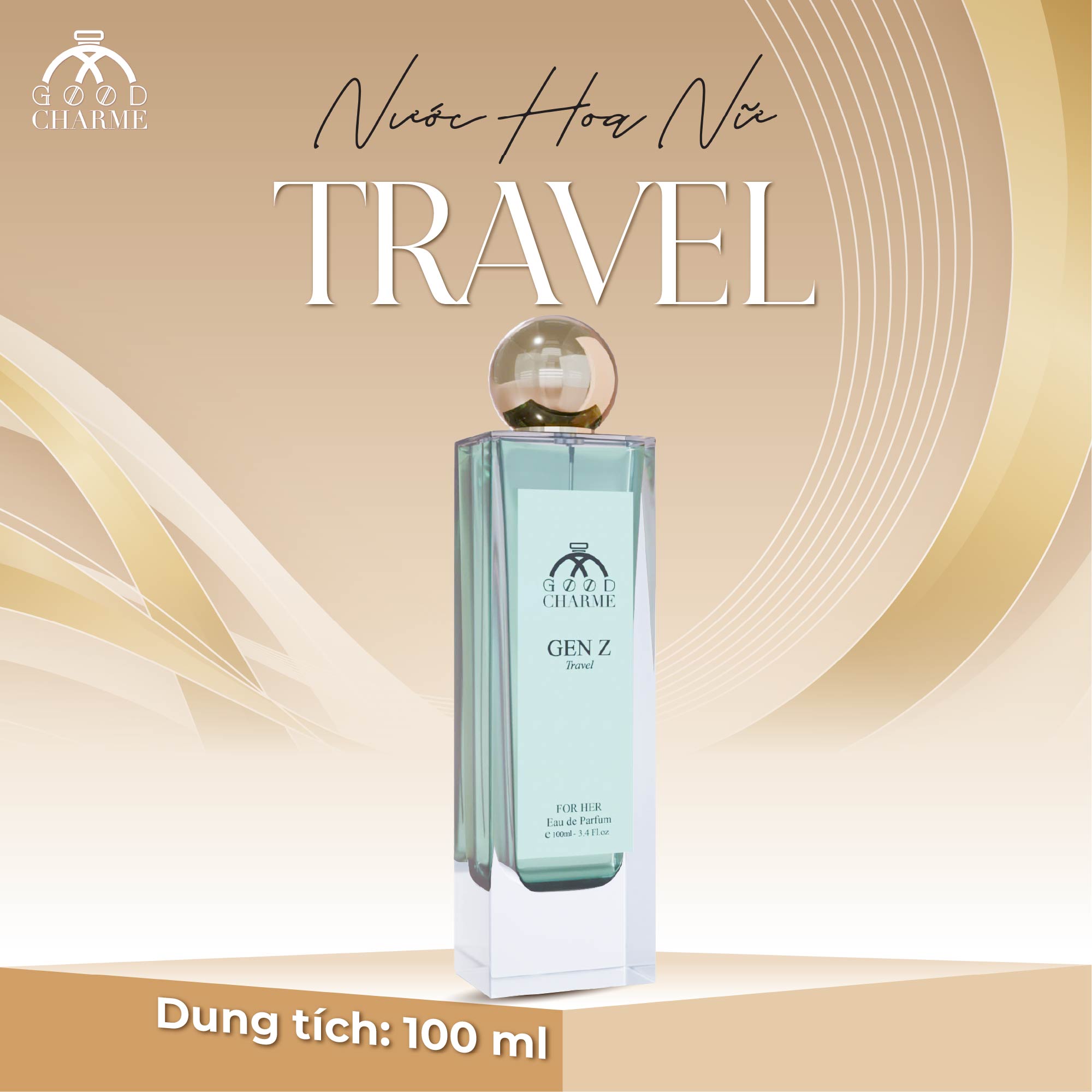 NƯỚC HOA NỮ GOOD CHARME GEN Z TRAVEL 100ML NĂNG ĐỘNG THANH LỊCH