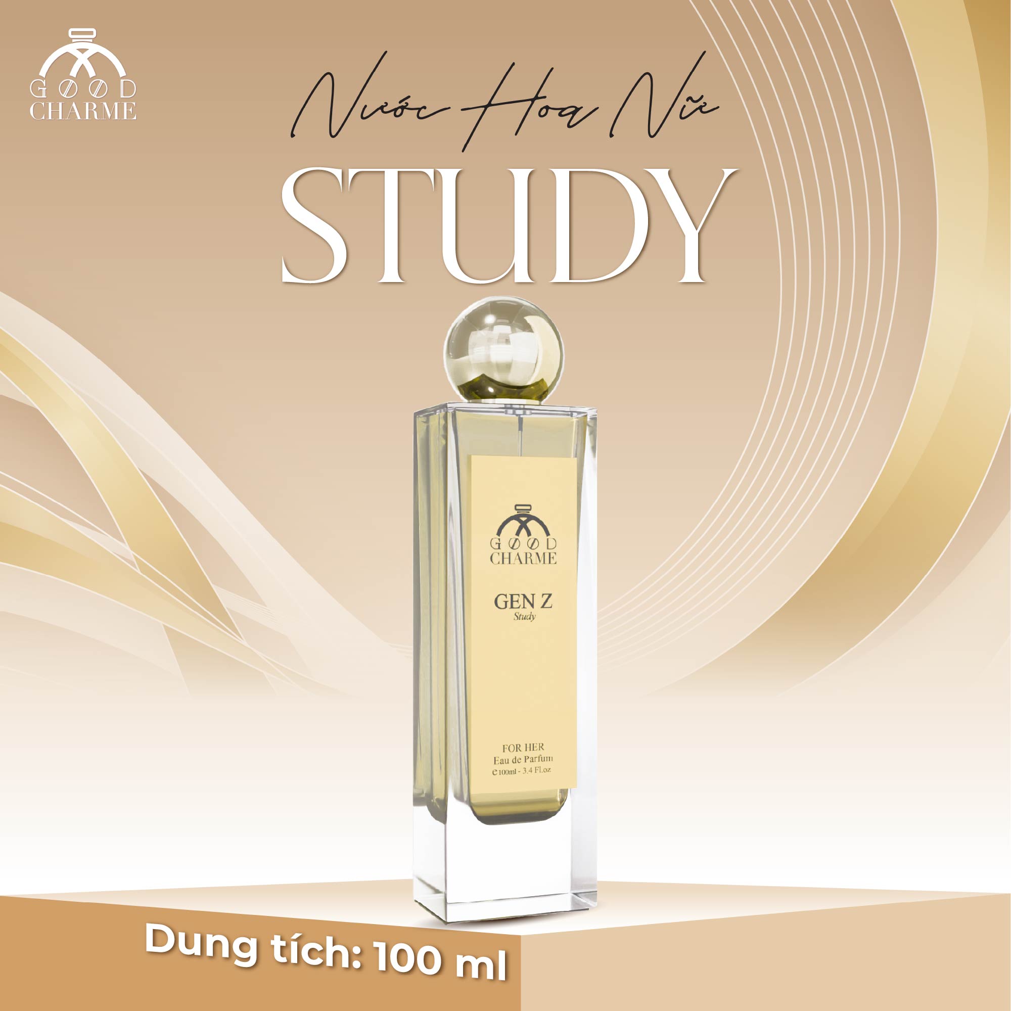 NƯỚC HOA NỮ GOOD CHARME GEN Z STUDY 100ML NGỌT NGÀO TRẺ TRUNG 