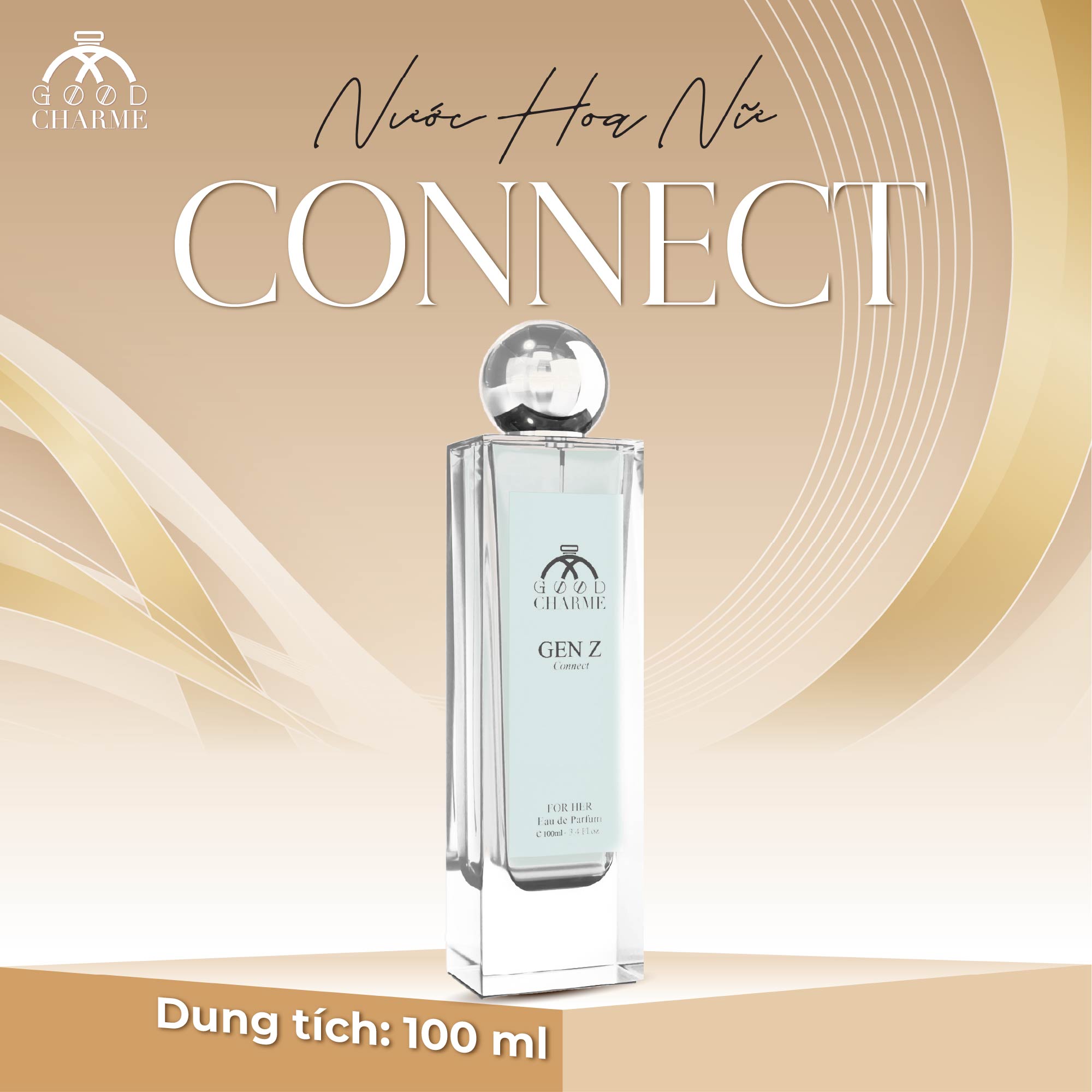 NƯỚC HOA NỮ GOOD CHARME GEN Z CONNECT 100ML SANG TRỌNG NĂNG ĐỘNG