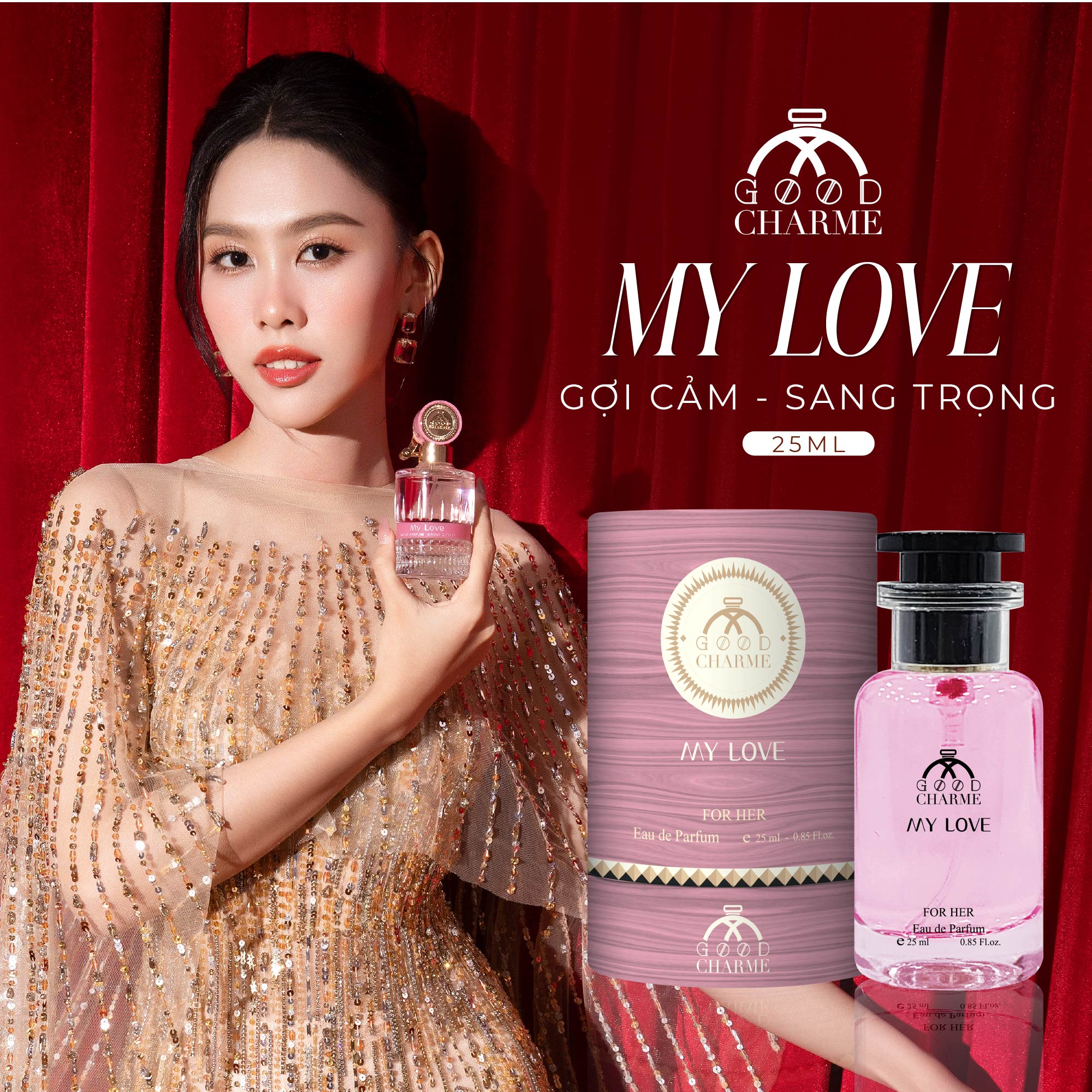 NƯỚC HOA NỮ GOOD CHARME MY LOVE 25ML GỢI CẢM NGỌT NGÀO 