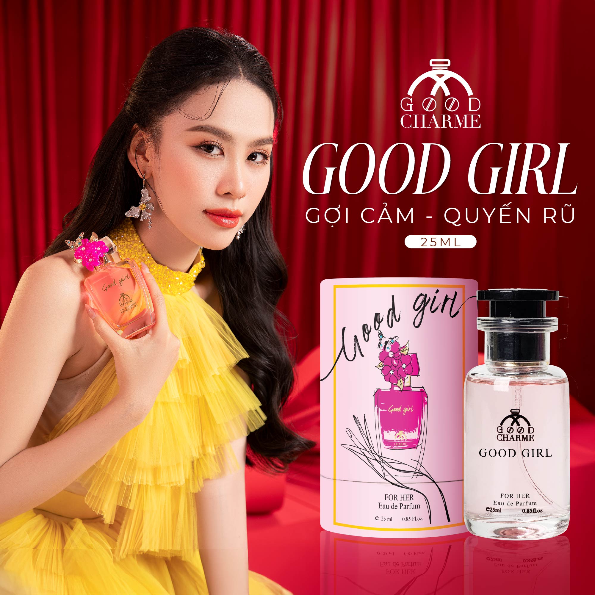 NƯỚC HOA NỮ GOOD CHARME GOODGIRL 25ML QUYẾN RŨ LÔI CUỐN