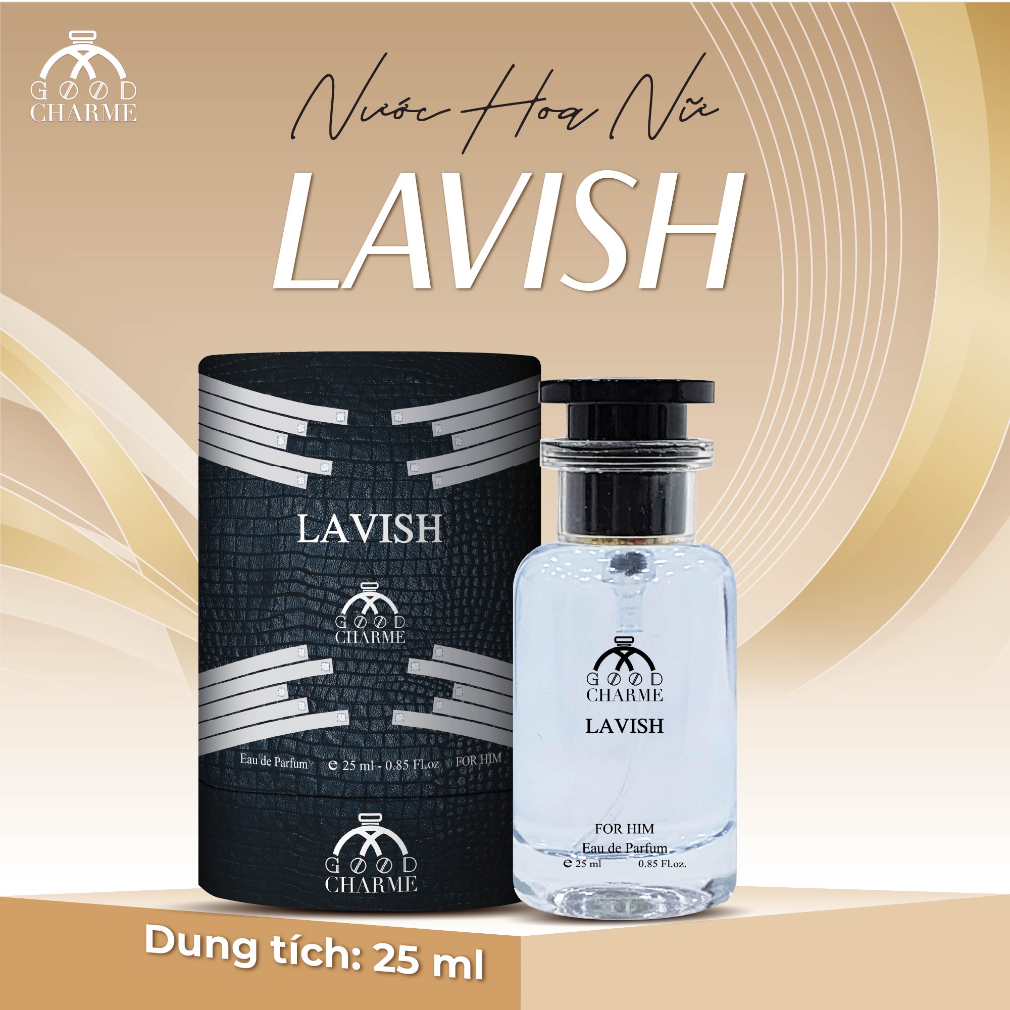 NƯỚC HOA NAM GOOD CHARME LAVISH 25ML MẠNH MẼ CÁ TÍNH