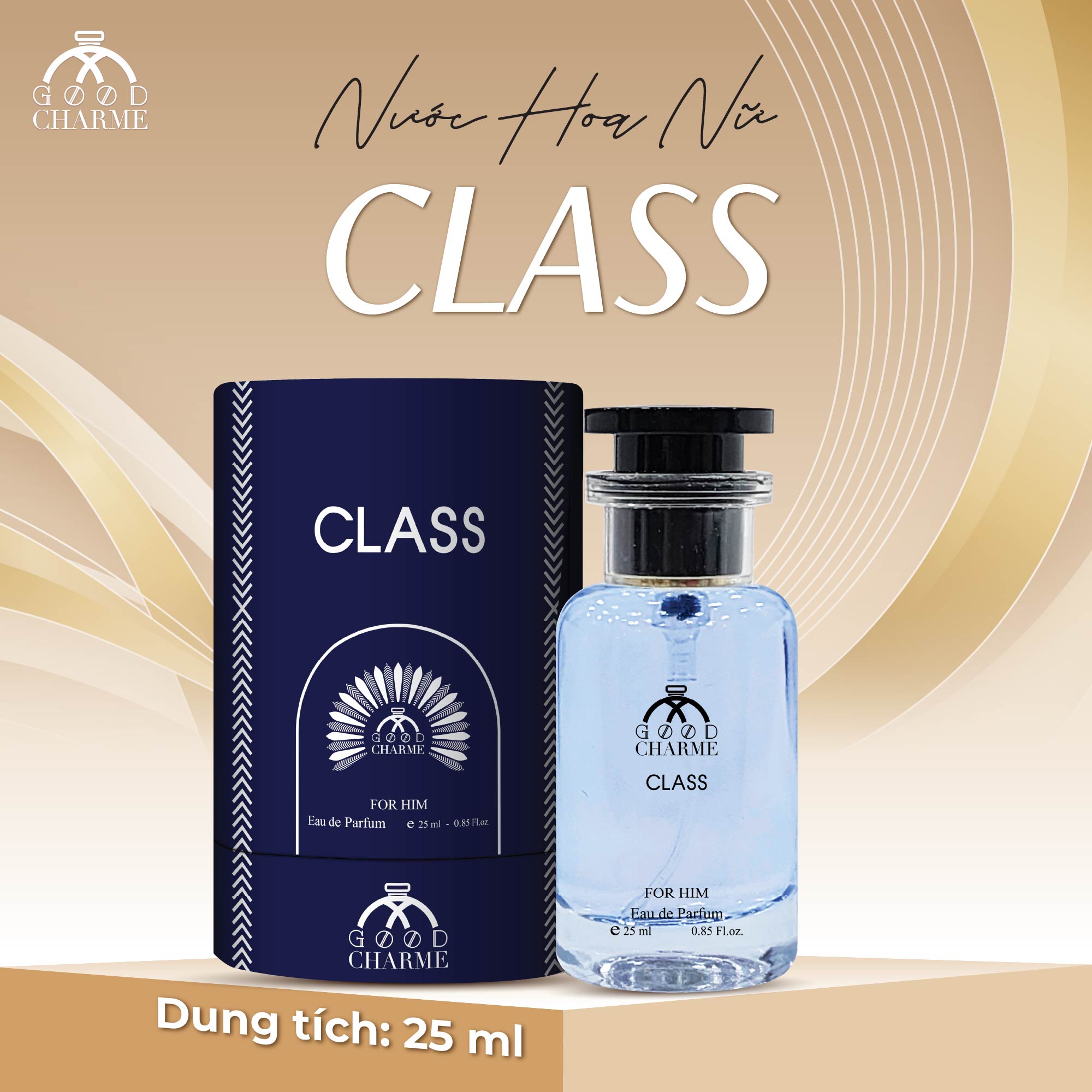 NƯỚC HOA NAM GOOD CHARME CLASS 25ML NAM TÍNH MẠNH MẼ 