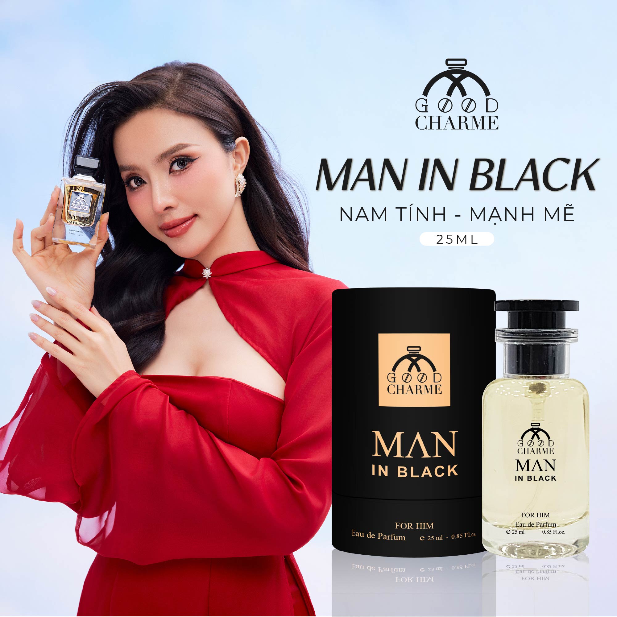 NƯỚC HOA NAM GOOD CHARME MAN IN BLACK 25ML SANG TRỌNG NỔI BẬT