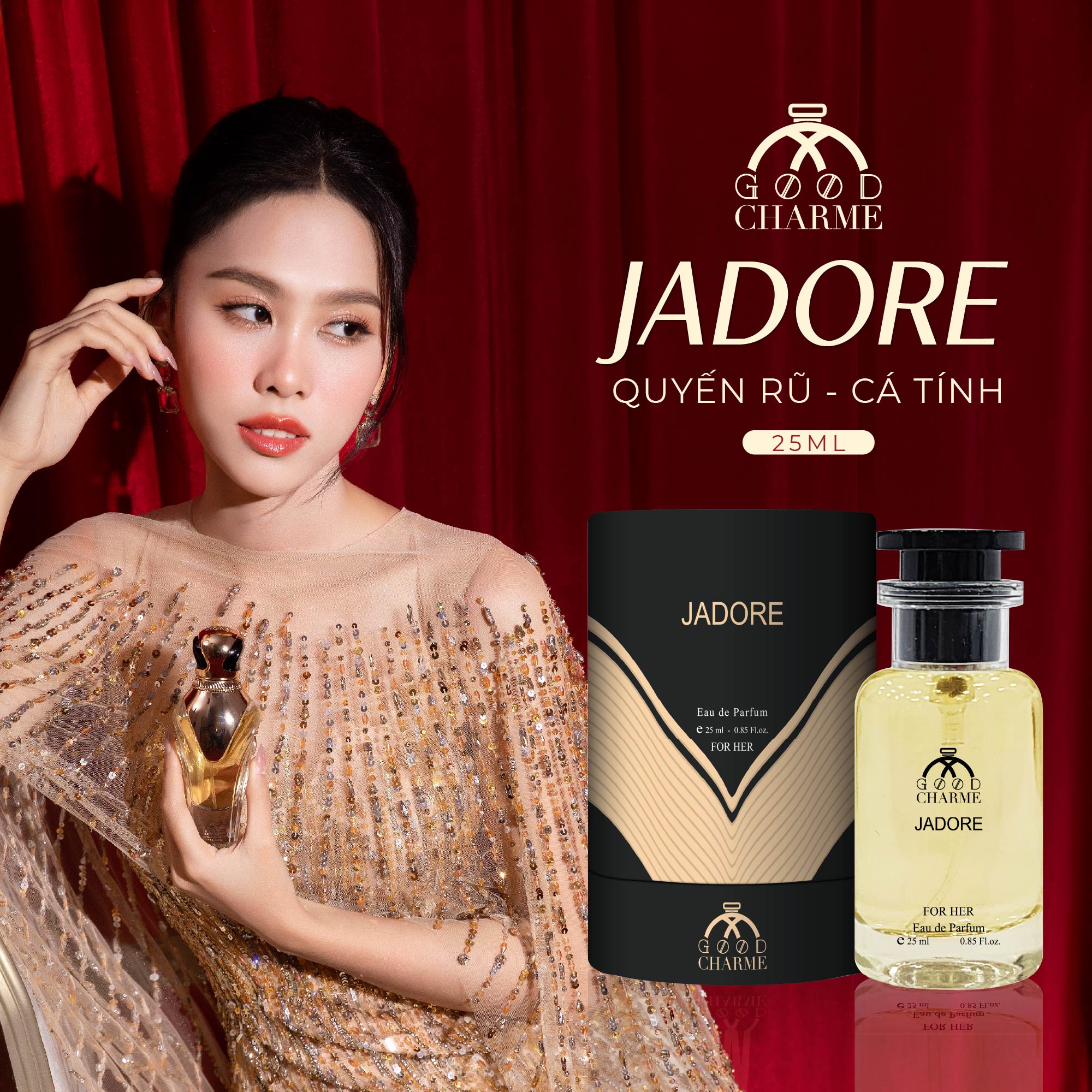 NƯỚC HOA NỮ GOOD CHARME JADORE 25ML QUÝ PHÁI SANG TRỌNG