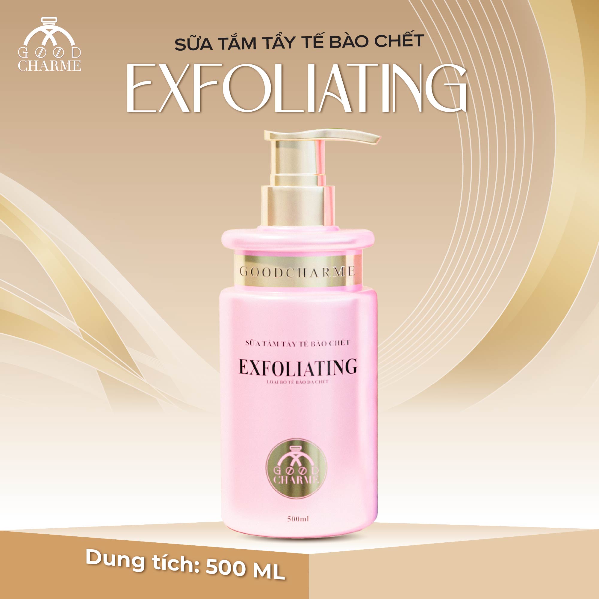 Sữa Tắm Tẩy Tế Bào Da Chết Charme Exfoliating 500ml