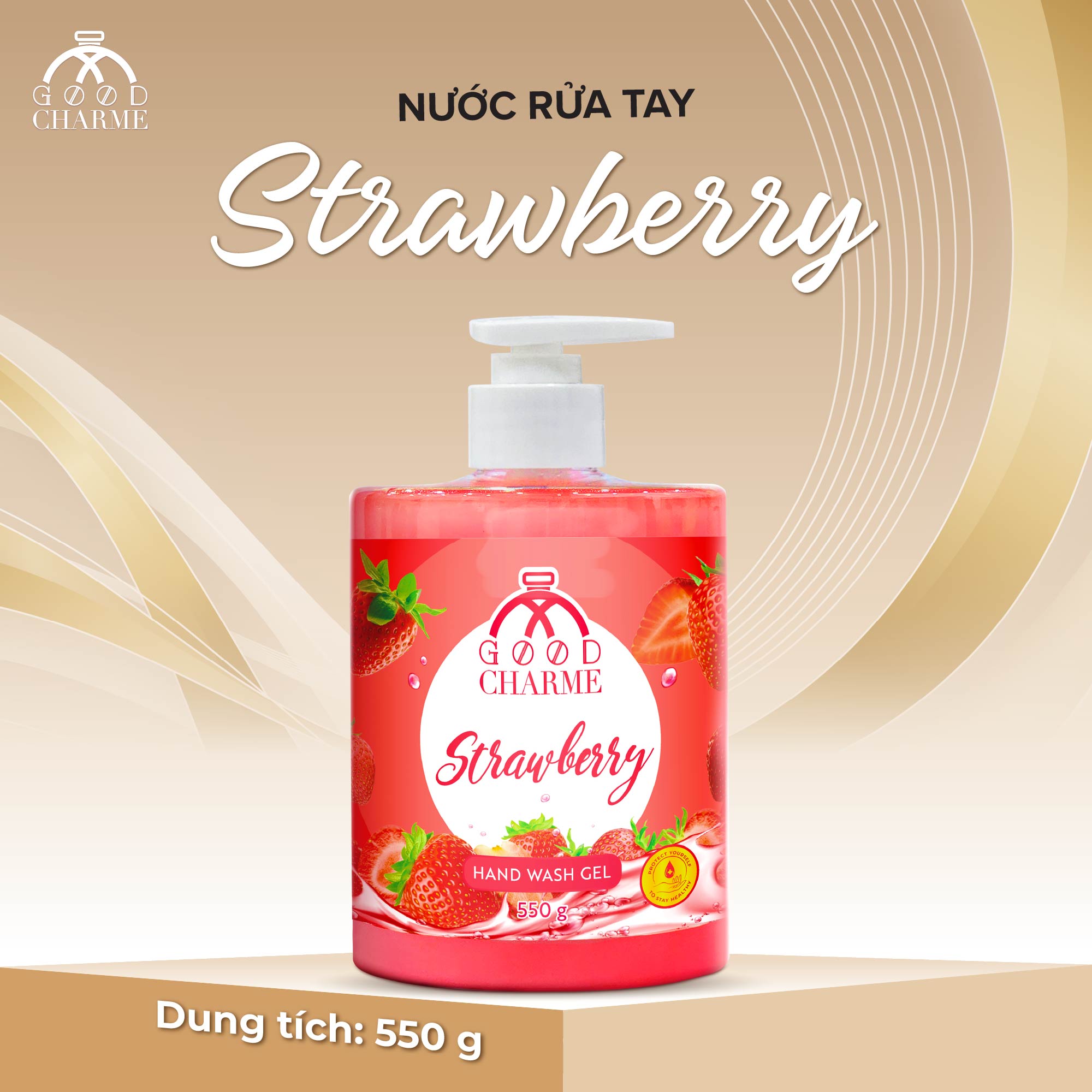 Nước rửa tay Strawberry Good Charme
