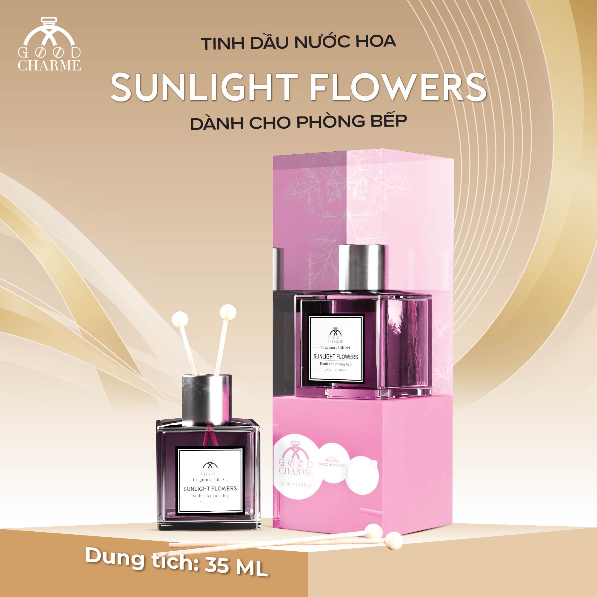 Tinh dầu khuếch tán Sunlight Flower GoodCharme 30ml