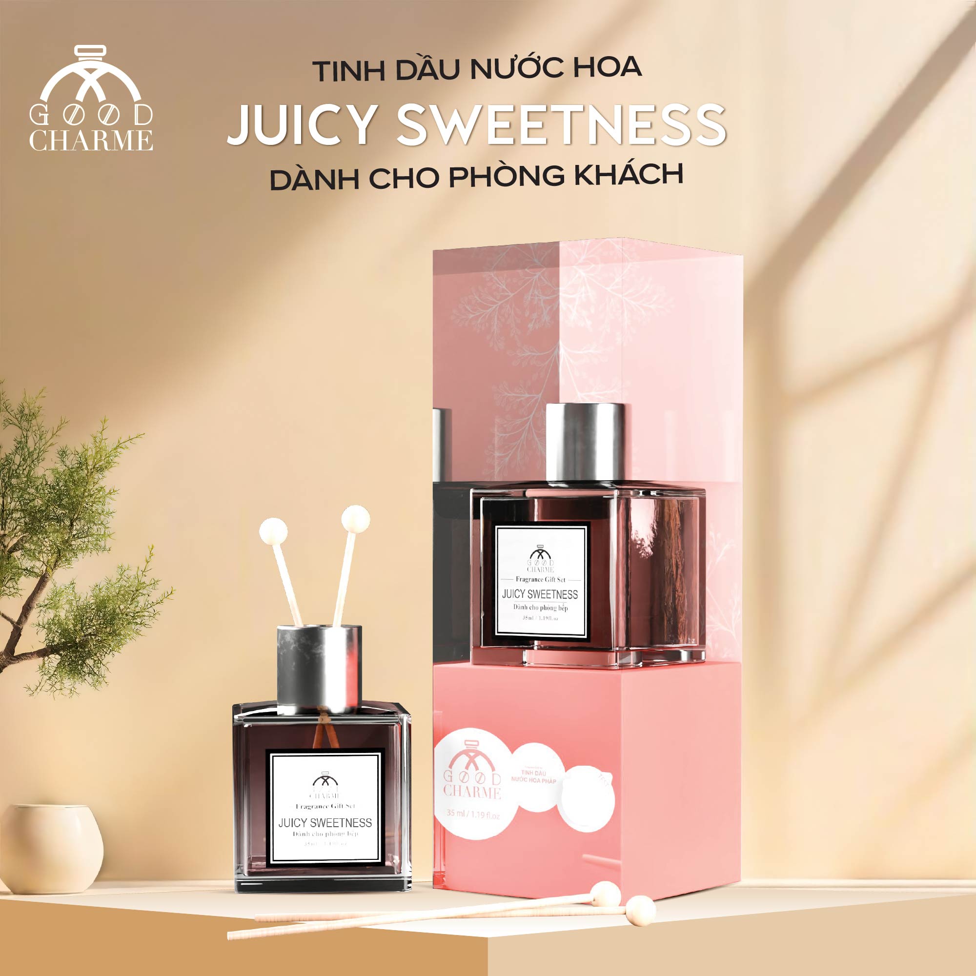  Tinh dầu khuếch tán Juicy Sweetness GoodCharme 30ml