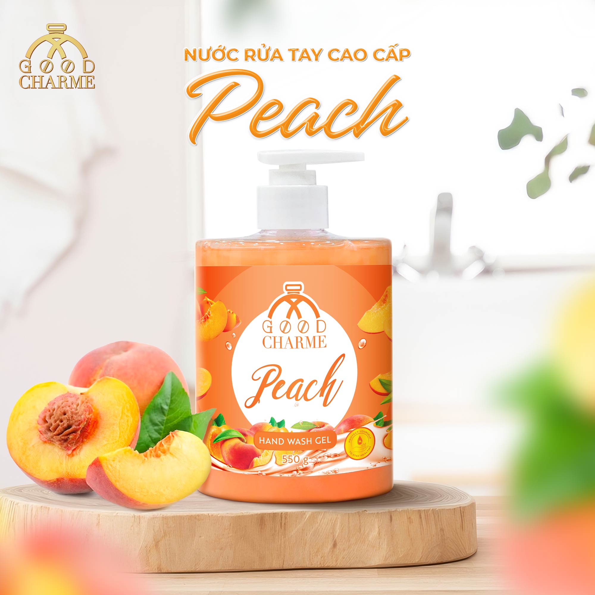  Nước rửa tay Peach GoodCharme