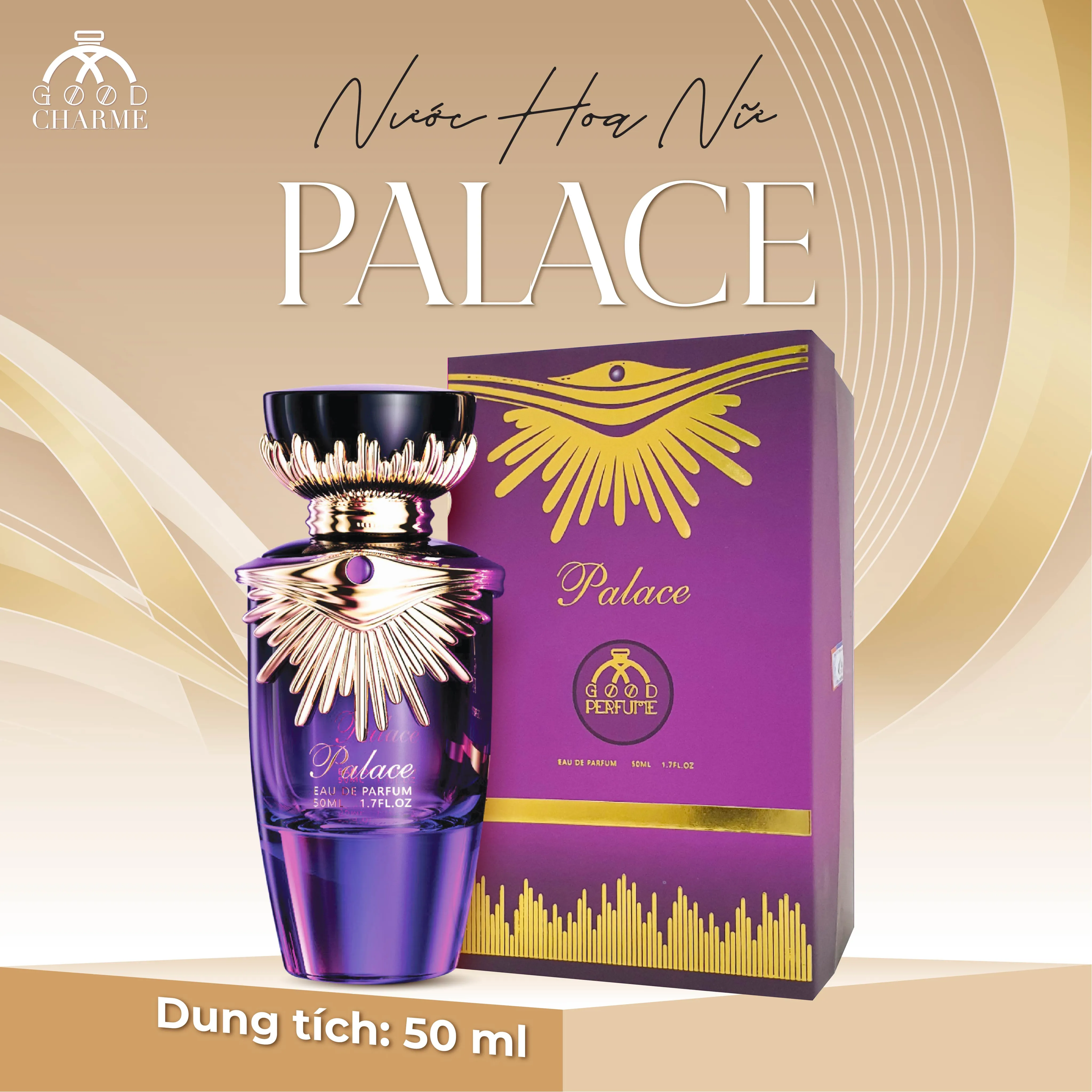 NƯỚC HOA NỮ GOOD CHARME PALACE 50ML QUÝ TỘC SANG TRỌNG 