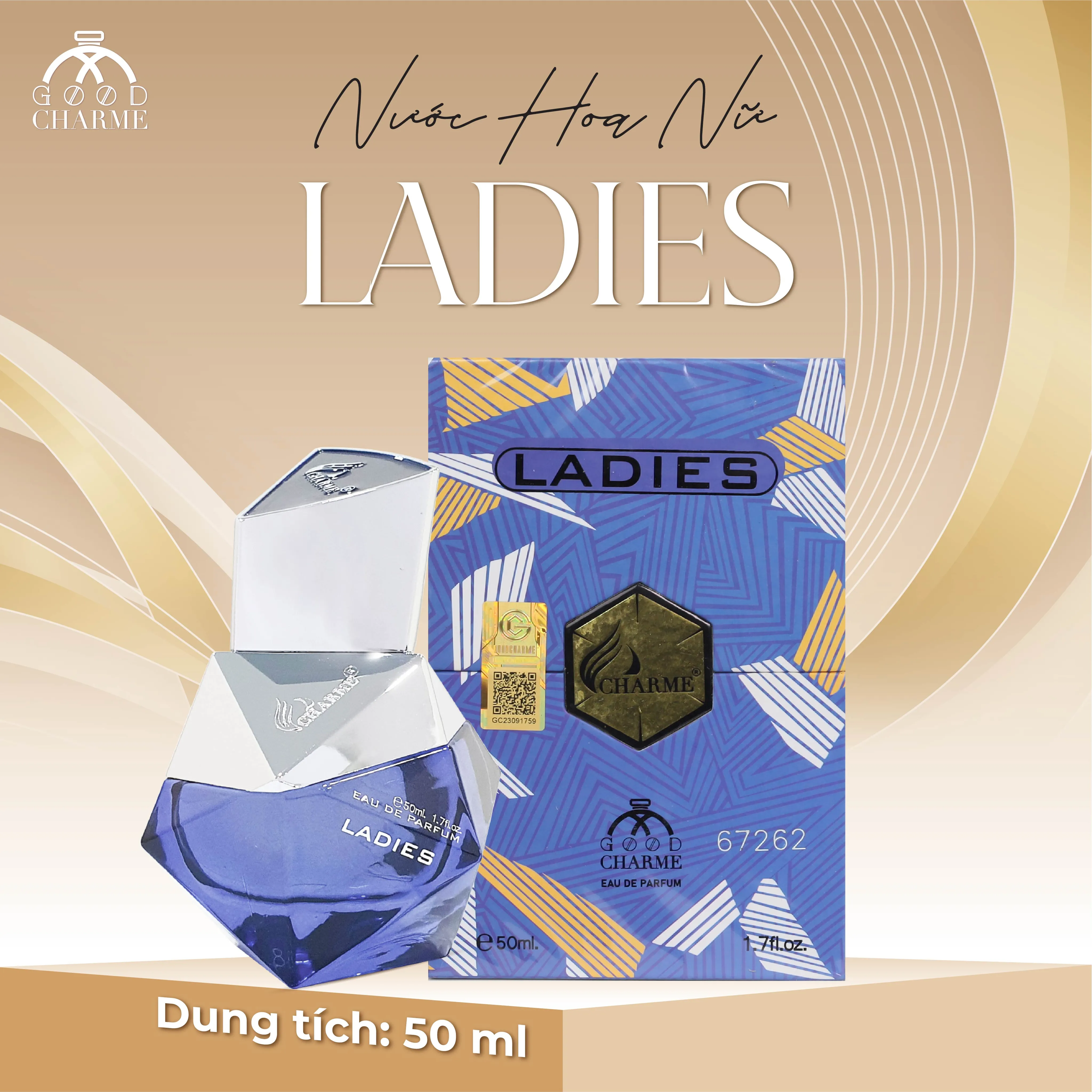 NƯỚC HOA NỮ GOOD CHARME LADIES 50ML TRẺ TRUNG QUYẾN RŨ