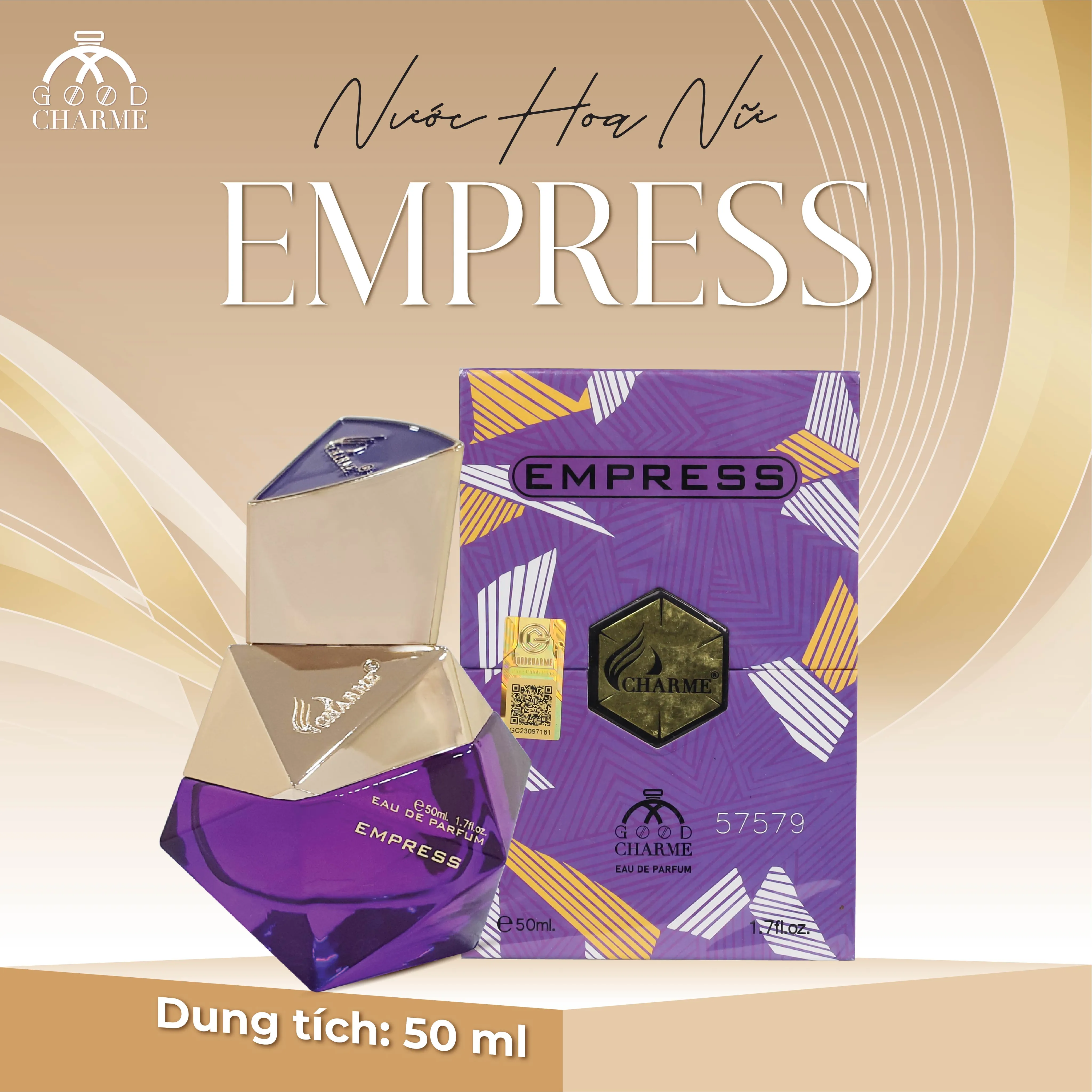 NƯỚC HOA NỮ GOOD CHARME EMPRESS 50ML TƯƠI TRẺ NGỌT NGÀO 