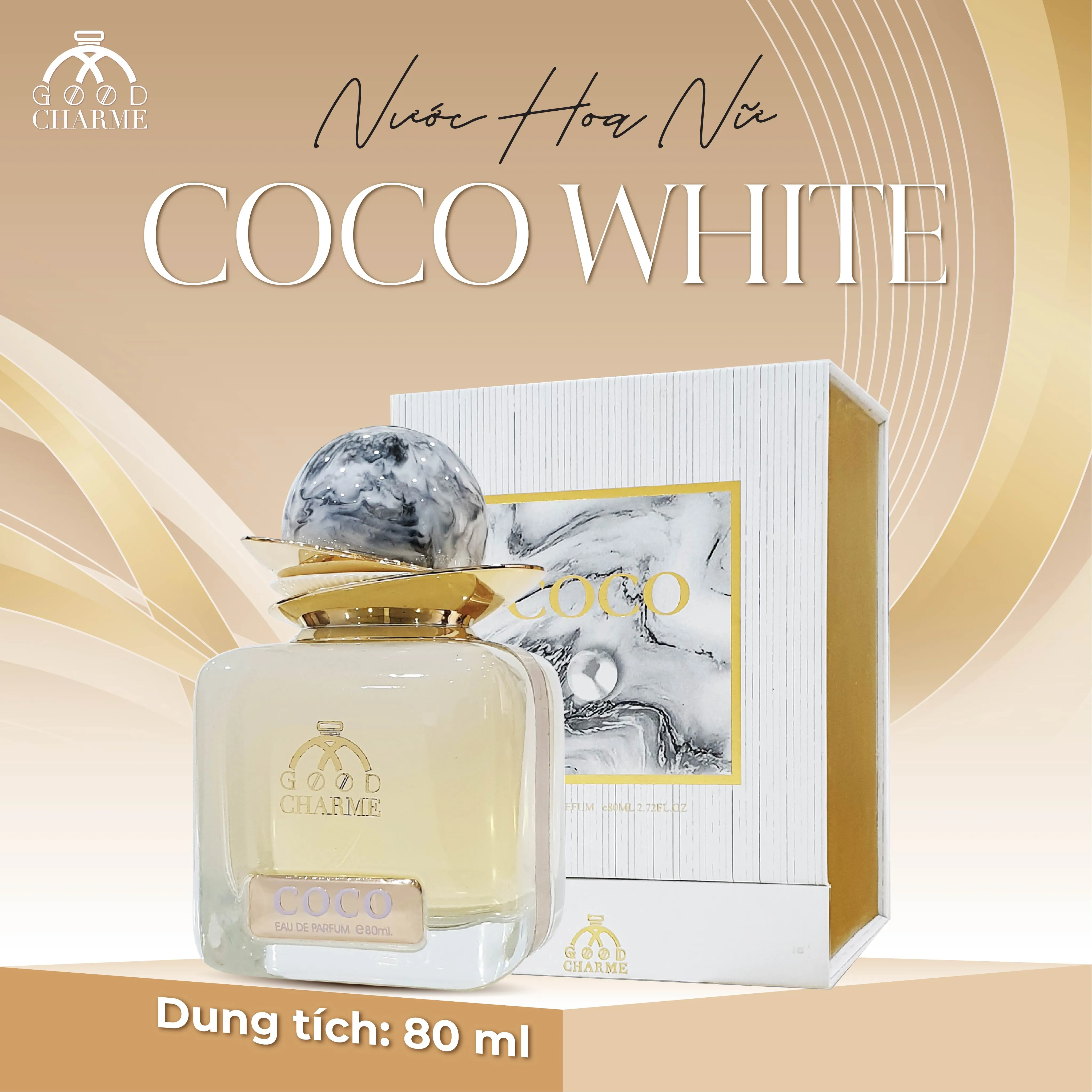 NƯỚC HOA NỮ GOOD CHARME COCO WHITE 80ML HIỆN ĐẠI QUYẾN RŨ