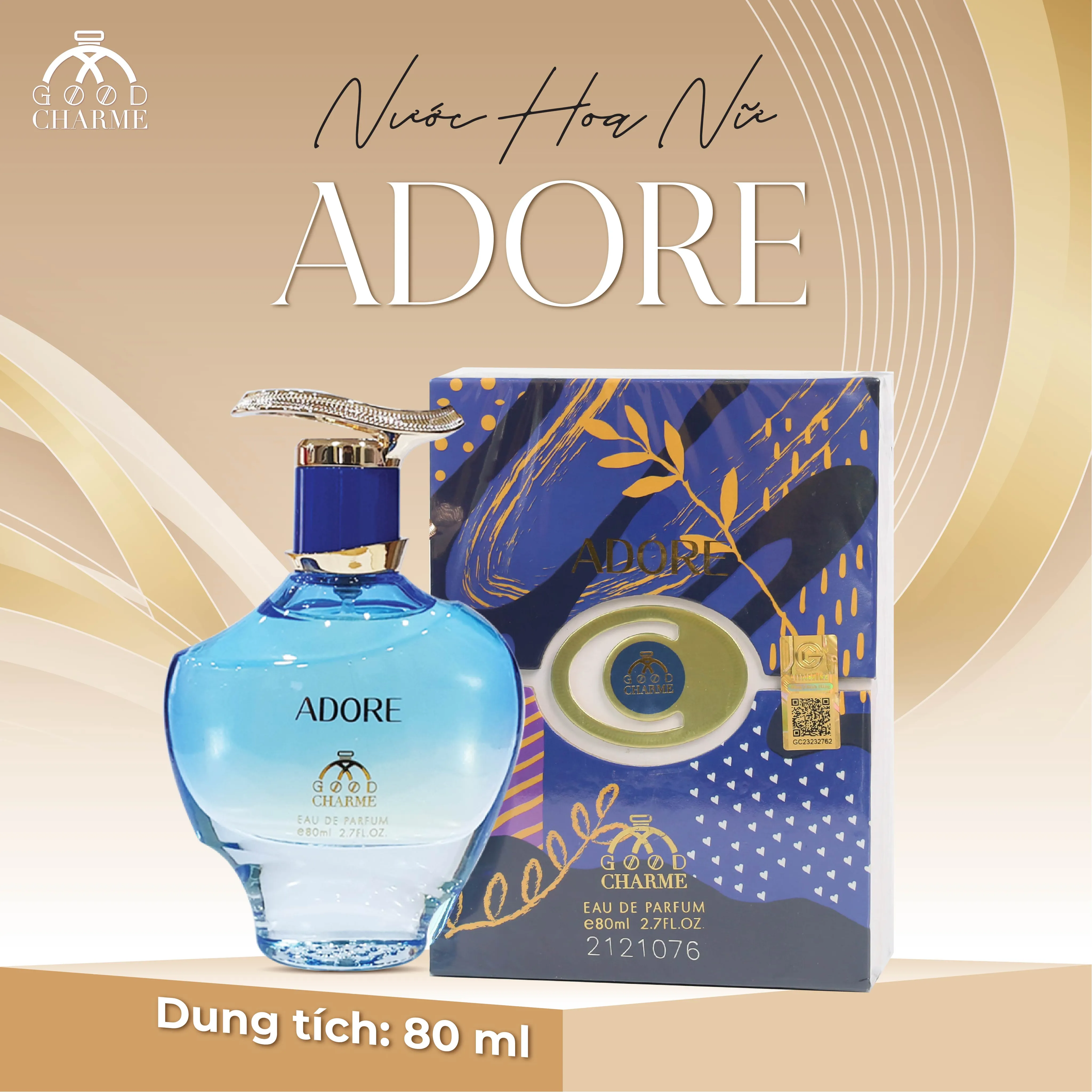 NƯỚC HOA NỮ GOOD CHARME ADORE 80ML QUÝ PHÁI SANG TRỌNG 
