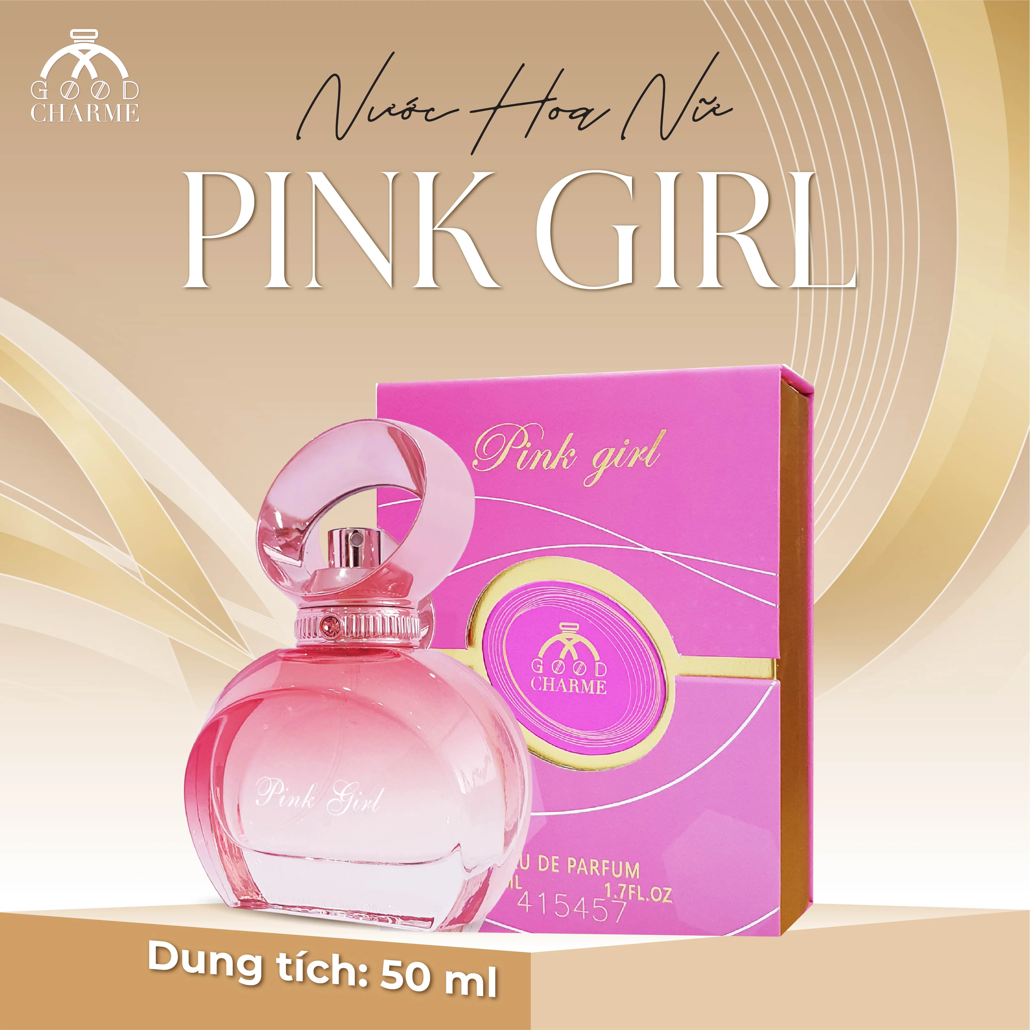 NƯỚC HOA NỮ GOOD CHARME PINK GIRL 50ML NGỌT NGÀO GỢI CẢM