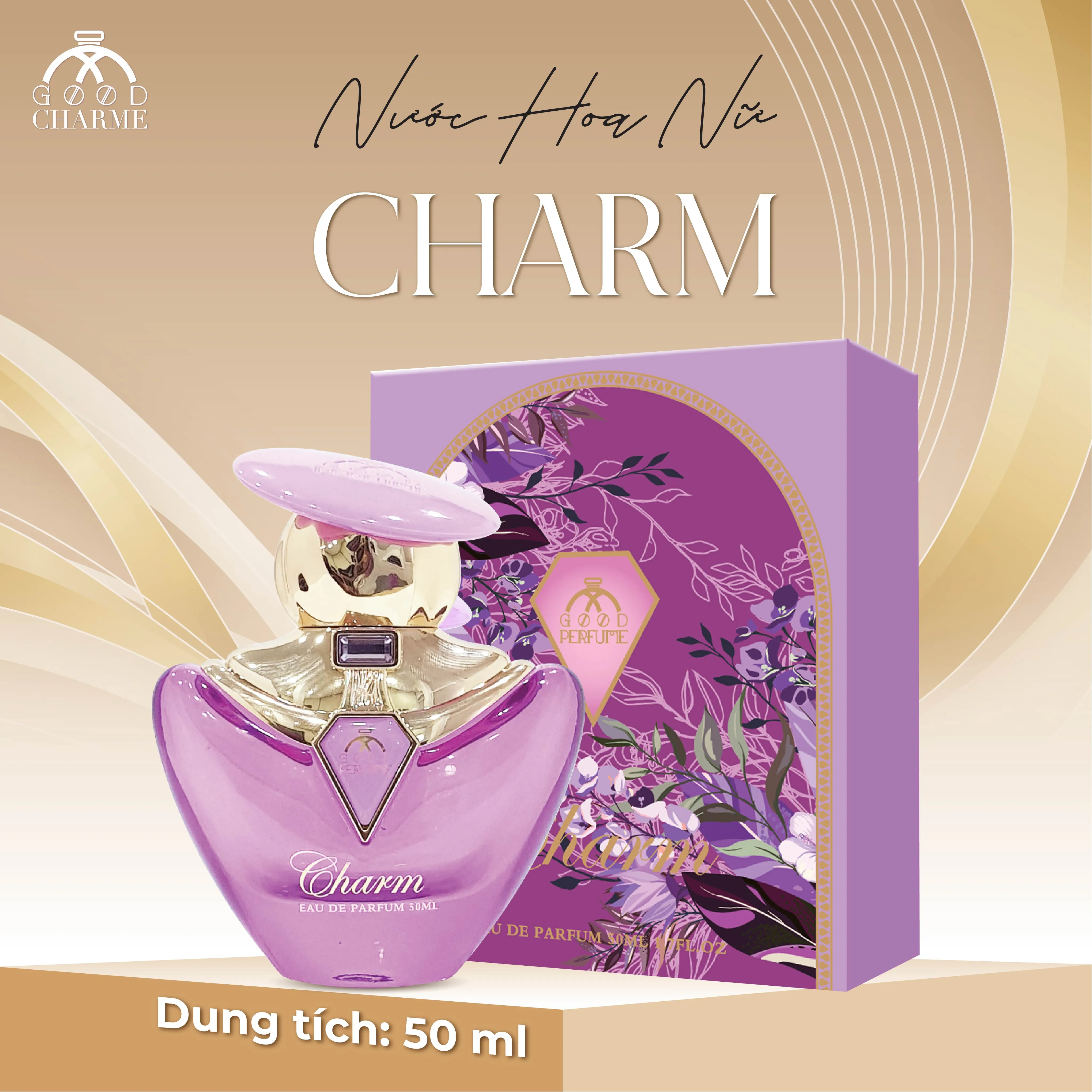 NƯỚC HOA NỮ GOOD CHARME CHARM 50ML QUYẾN RŨ SANG TRỌNG