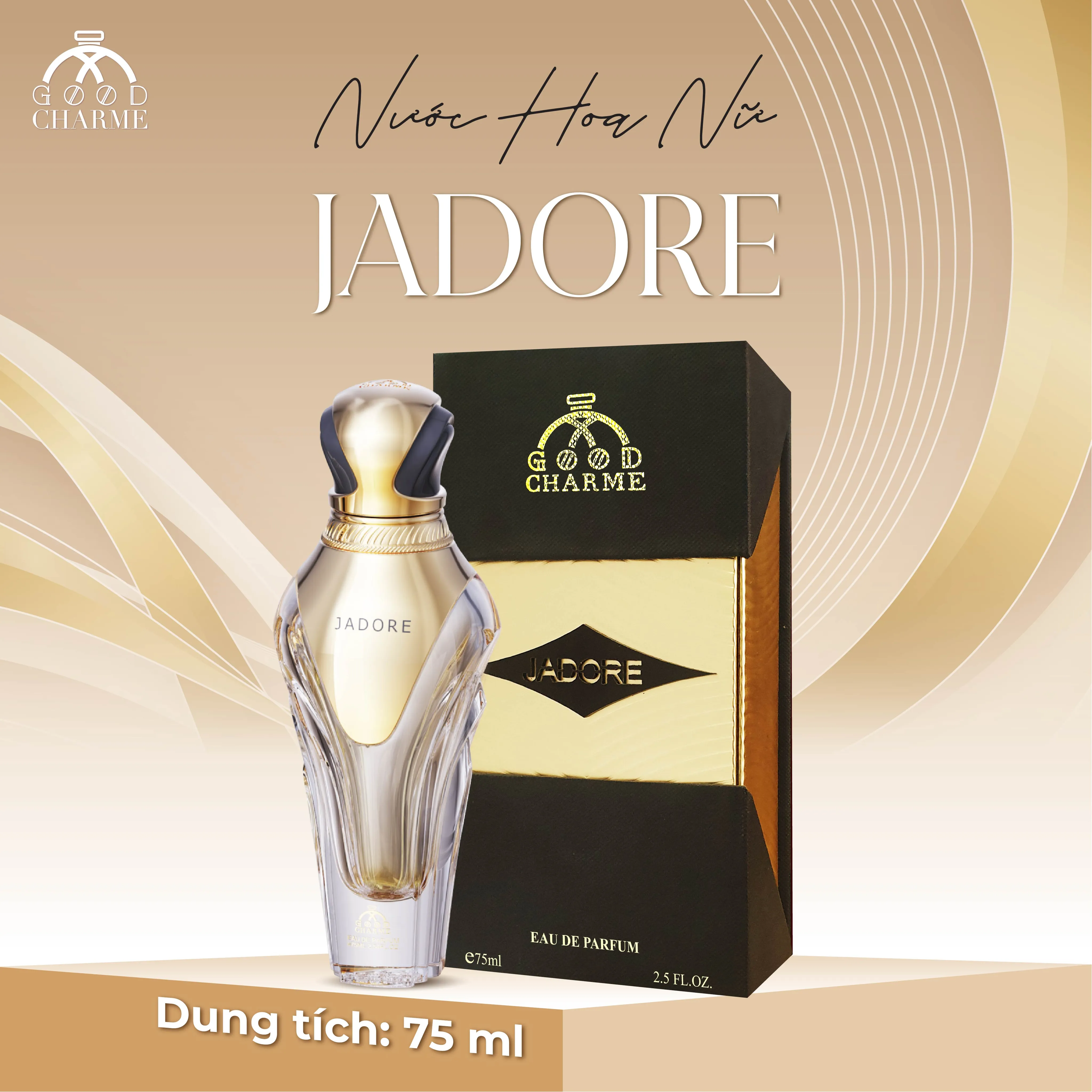 NƯỚC HOA NỮ GOOD CHARME JADORE 75ML QUÝ PHÁI SANG TRỌNG